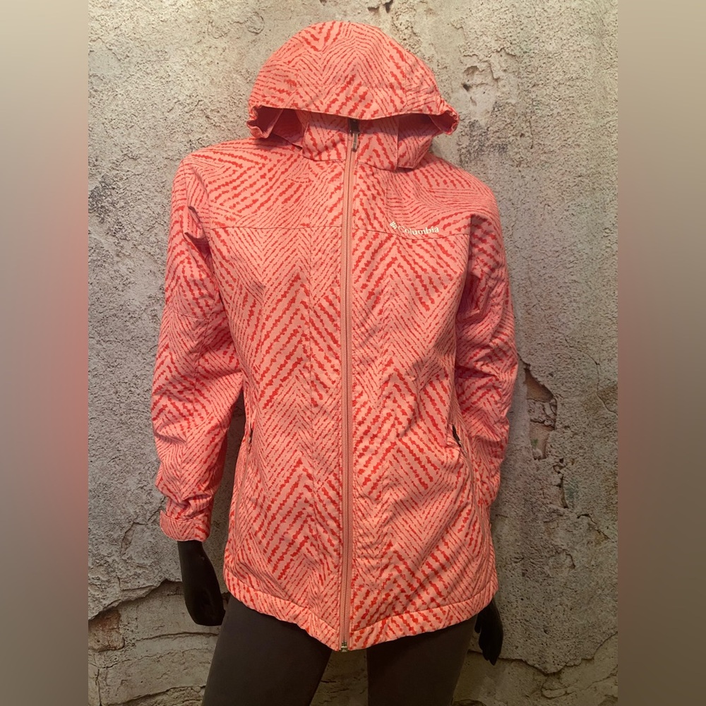 Columbia Soft Pink/Red Girls Spring Jacket